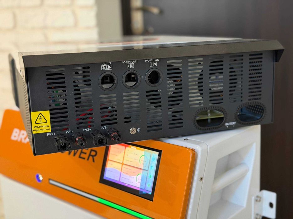 Гібридний інвертор SKE PH21-10.2K 10.2KW 48VDC + LiFePO4 батарея Braun Power 16 кВт·год 314Ah