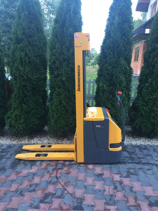 Paleciak elektryczny jungheinrich ejc14 triplex 535 cm