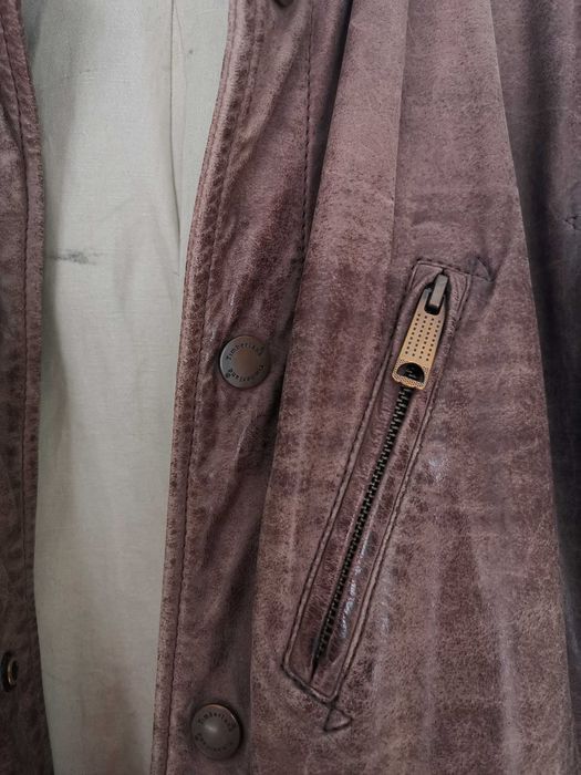 Casaco cabedal TIMBERLAND castanho usado M