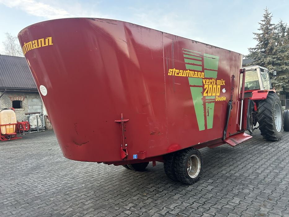 Wóz paszowy, paszowóz Strautmann verti mix 2000