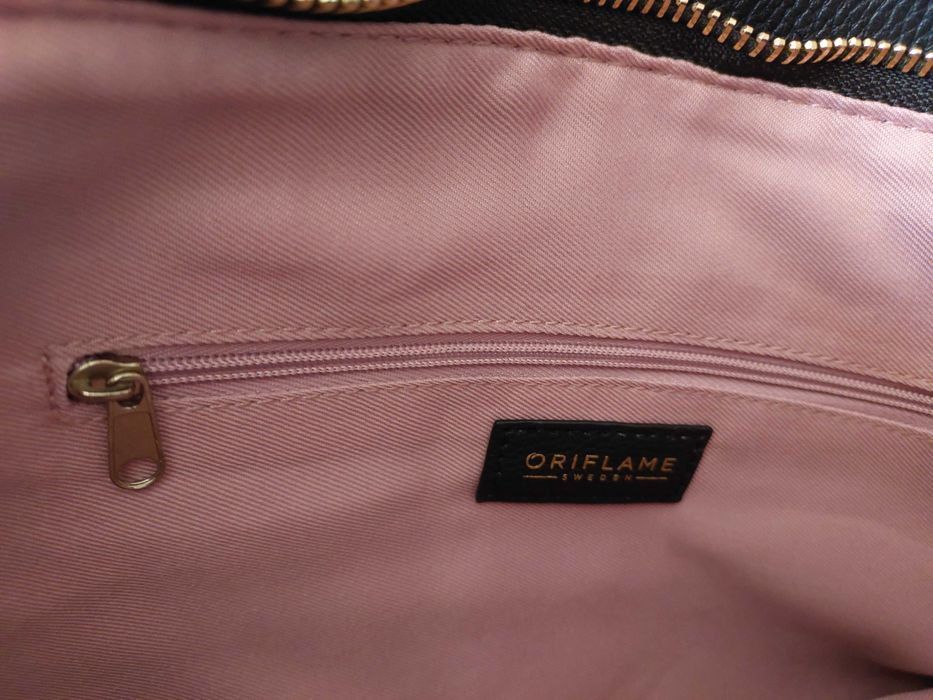 Torebka czarna + portfel - nowy komplet Oriflame.