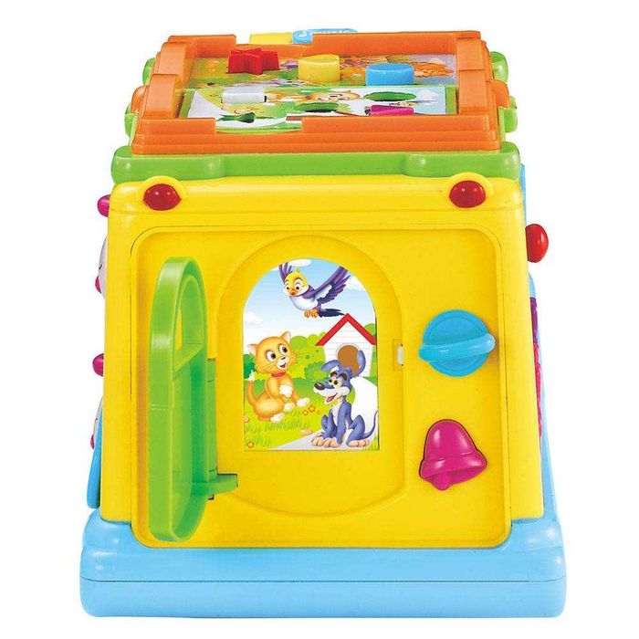 Interaktywny muzyczny autobus dla dzieci edukacyjna zabawka prezent