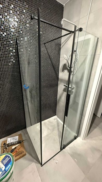 Mexen Velar kabina prysznicowa rozsuwana 100 x 90 cm, transparent