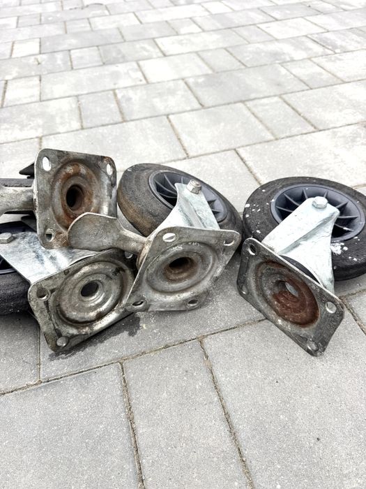 Koła kółko obrotowe 200mm z hamulcem do wózka regału kosza