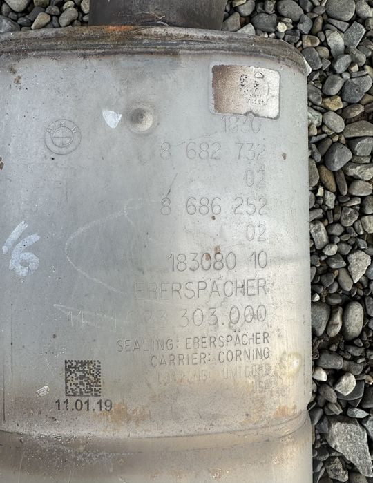 BMW X3 G01 вихлопна система B46 бмв х3 г01 вихлоп