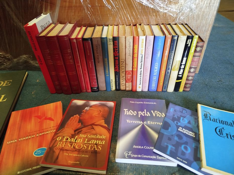 Vários livros e leituras