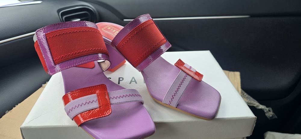 Piękne skórzane buty