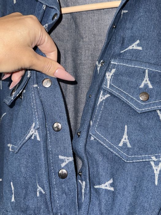 Лжинсове плаття з рукавом. Розмір S