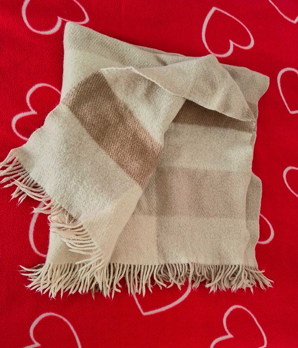 Плед 100 % шерсть (116х103 см)