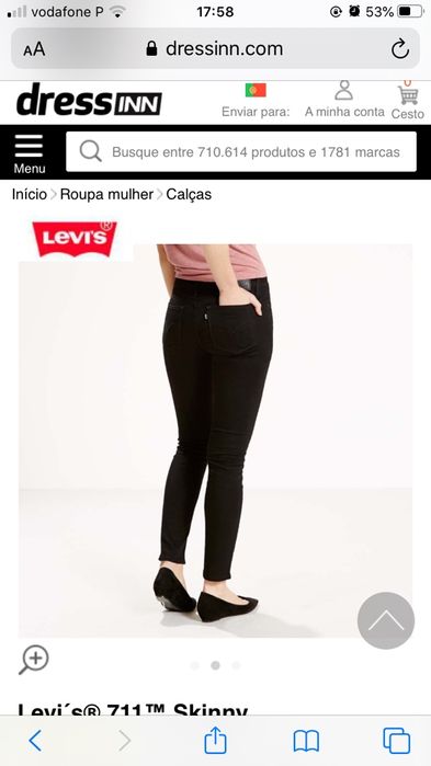 Jeans levis skinny 25