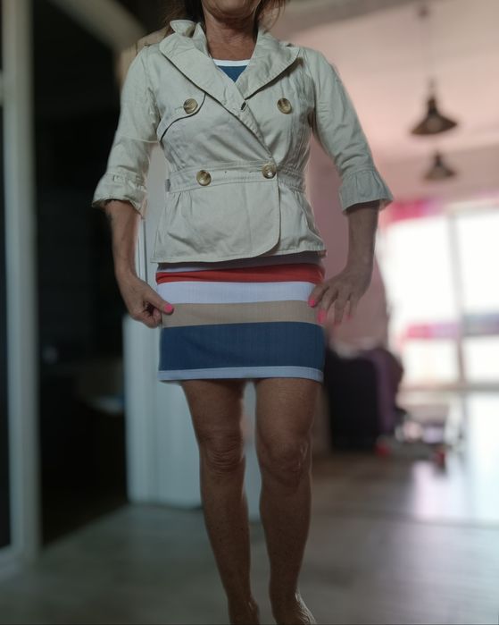 Kurtka damska płaszczyk prochowiec