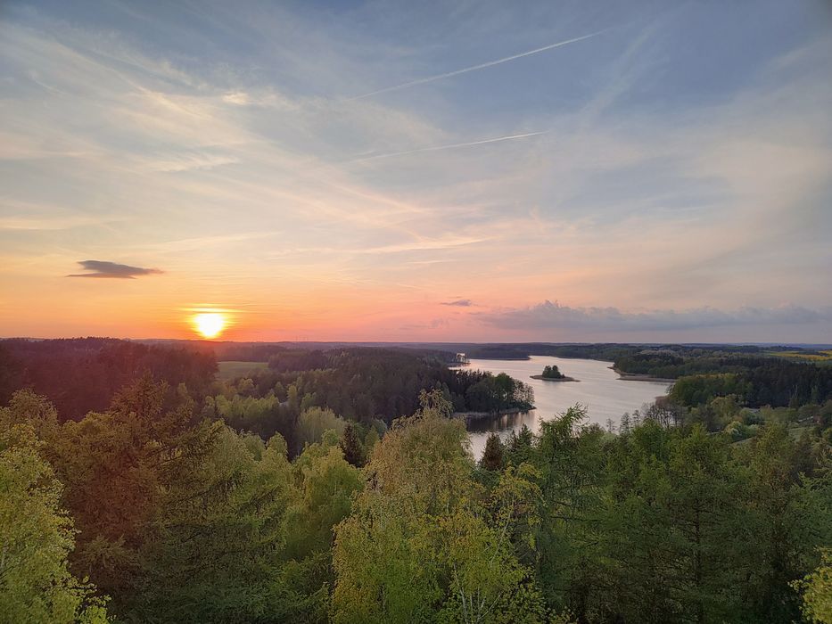 Domek całoroczny ,,Sosnovia" Mazury balia jacuzzi sauna