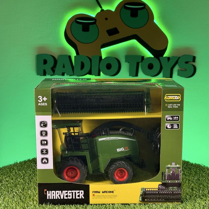 Комбайн на радіокеруванні John Deere. Комбайн на пульті управління