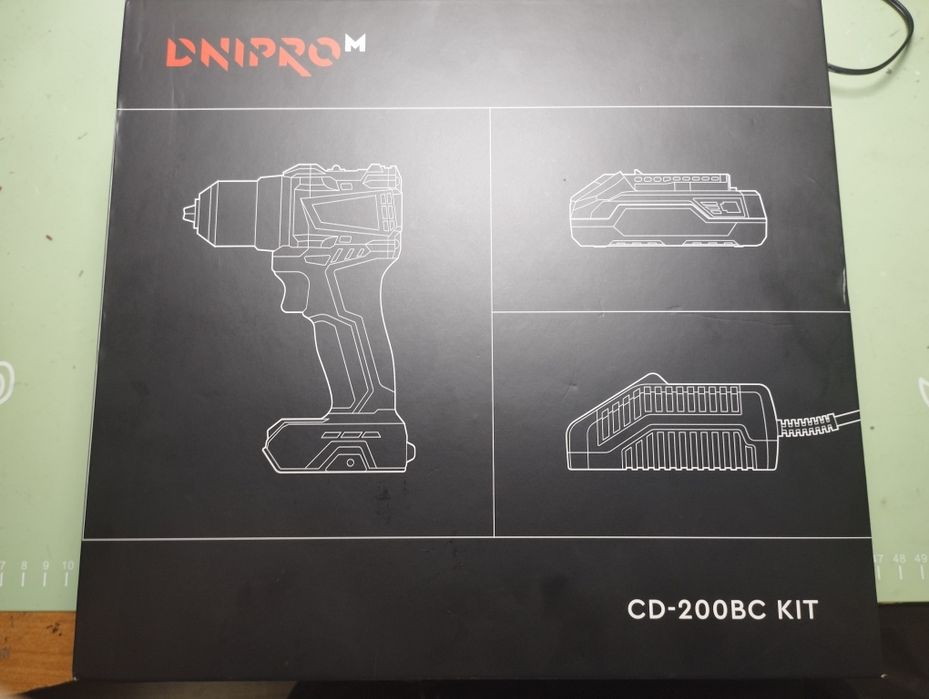 Dnipro-M CD-200BC KIT,  шуруповерт