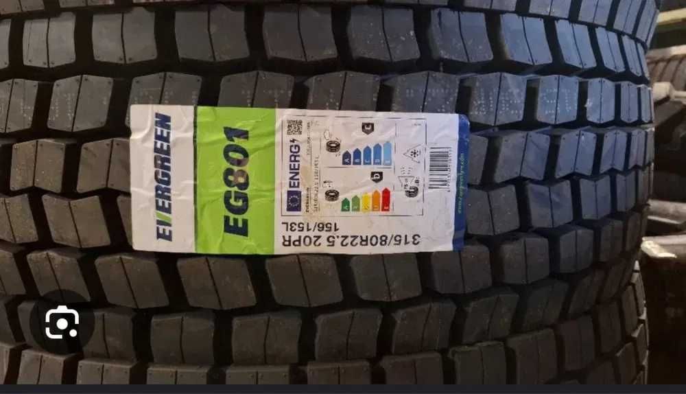315/80R22.5 Evergreen EG801 | mocna opona na oś napędową | FV