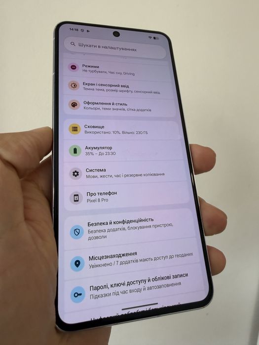 Google Pixel 8 pro 256gb. Як Новий! 40 циклів