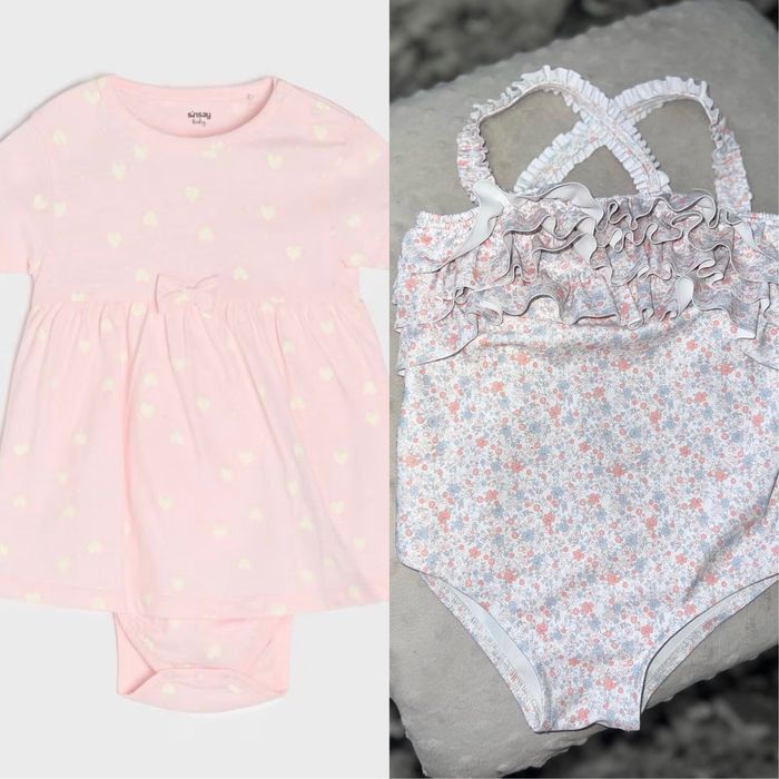 Купальник на 1-2года, платье 92р