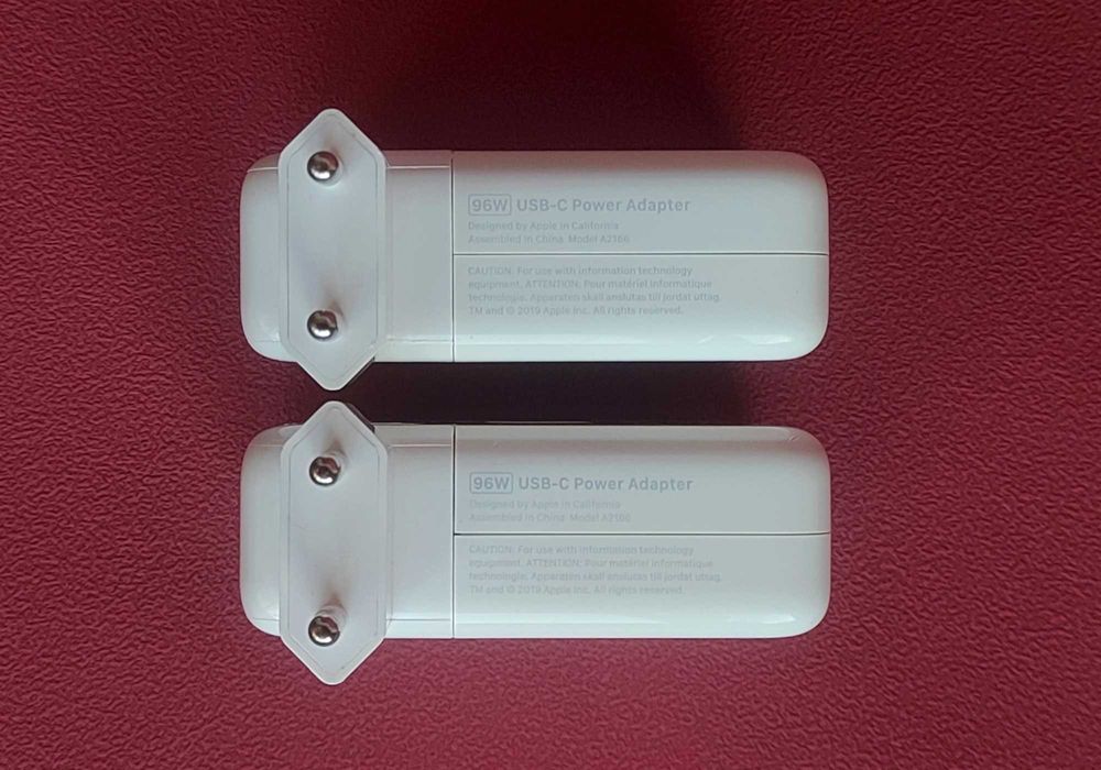 Блок питания Apple 96W USB-C MacBook Pro MacBook Air оригинал /Зарядка для Макбук Про Эйр Тайп Си Зарядное устройство Apple A2166  /ORIGINAL ЕВРОвилка