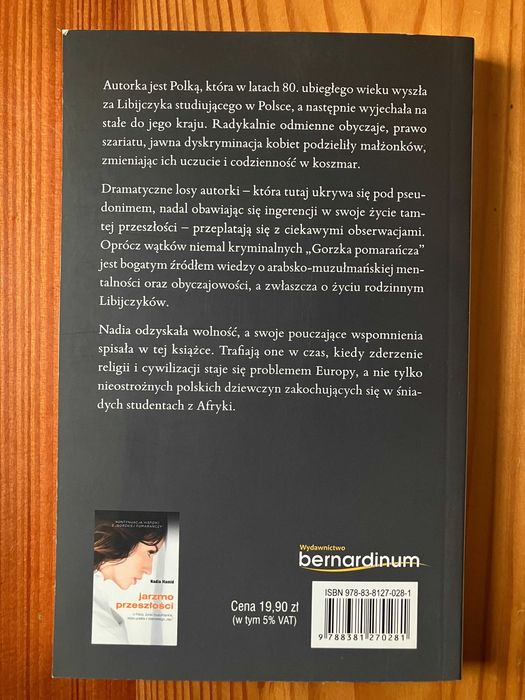 Gorzka pomarańcza: ucieczka ze świata islamu Nadia Hamid