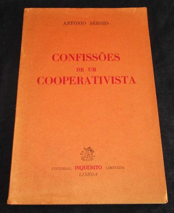 Livro Confissões de um Cooperativista António Sérgio