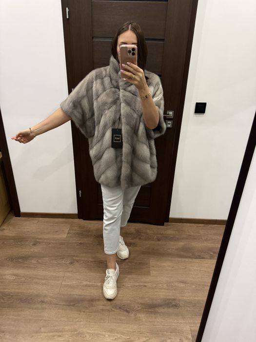 Futro naturalne z norek M-XL