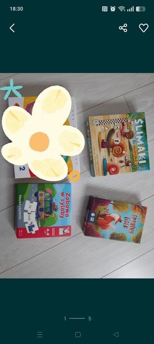 Zestaw gier i literek do nauki dla 6-7latka