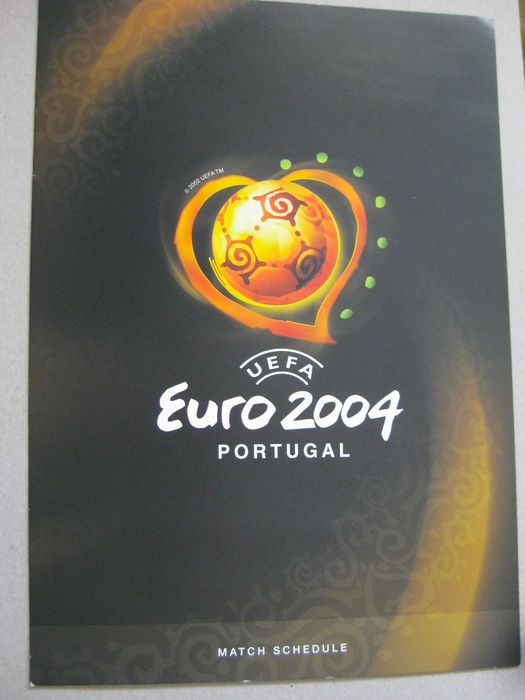 Euro 2004 Advertising in English about the Stadiums and Matches