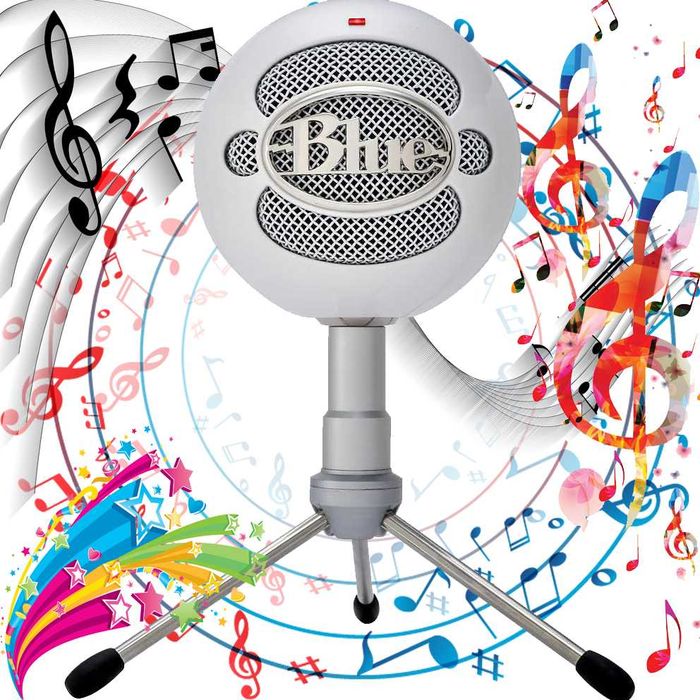 Високоякісний настільний мікрофон Snowball iCE від Blue Microphones. для стримінга, подкастів, запису вокала, відеоконференцій та спілкування.