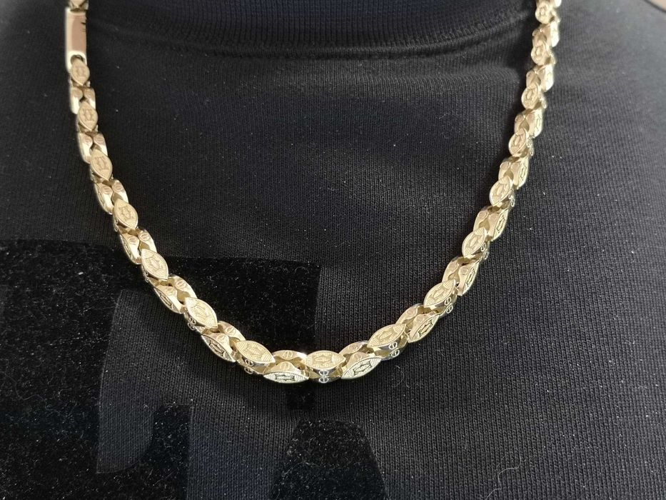 Złoty łańcuszek Cartier pr. 585 Nowy 57g,61cm(8004)