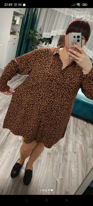 Tunika sukienka panterka