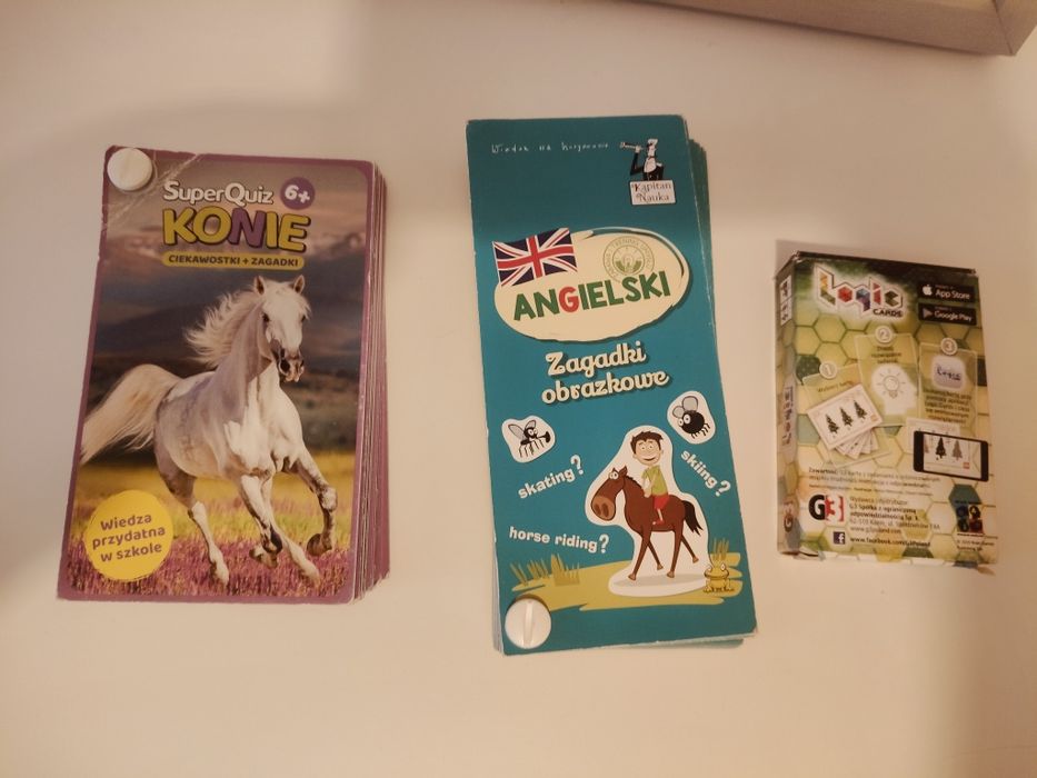 Zagadki Kapitan nauka, quiz i koniach, gry logiczne