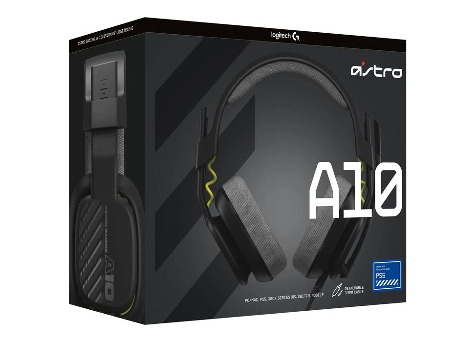Headset Astro Gaming A10 (Preto)