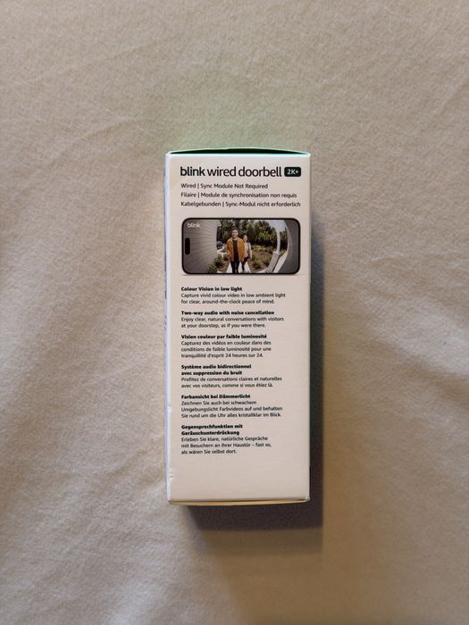 Campainha Blink Wired Doorbell 2K+ - Nova