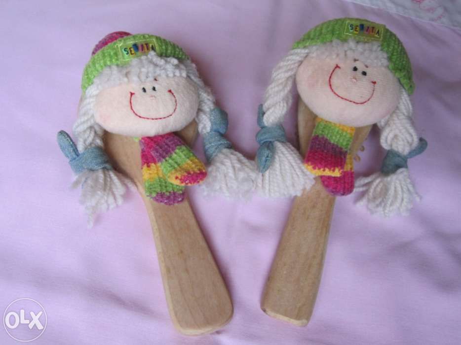 Conjunto de espelho e escova p/ cabelo novo