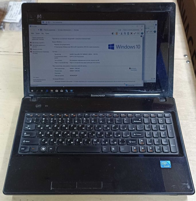 Ноутбук Lenovo G580 G585 разборка