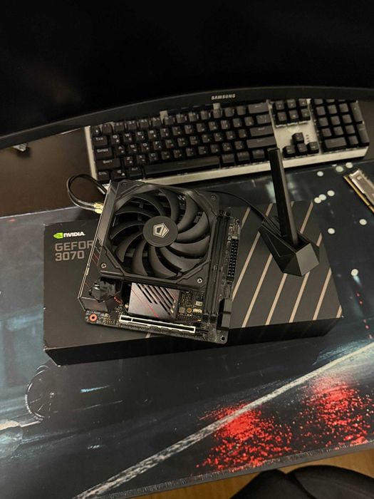 Ігровий Комплект ASRock X570 ITX + Ryzen 7 5700X + кулер ID-Cooling