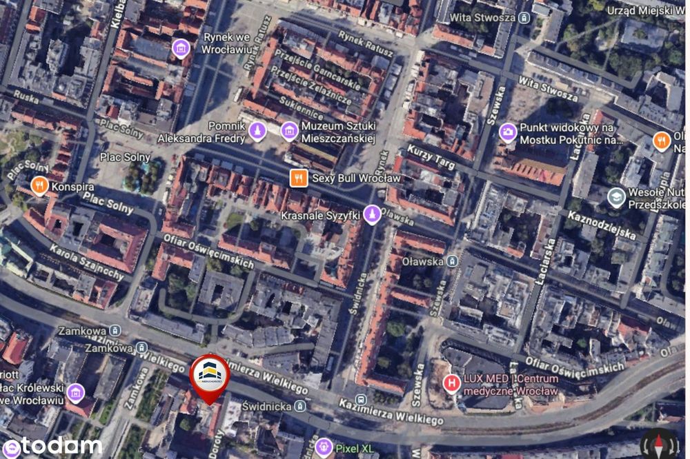 2 pokoje/Przy Rynku/Wrocław