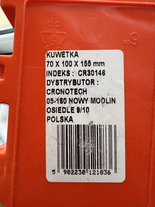 Kuwetki warsztatowe