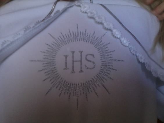 Alba szatka komunijna dla dziewczynki