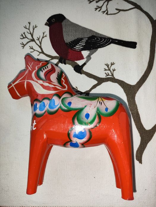 68.Konik Dalahäst Dalarna szwedzki cudowny oryginalny dekoracyjny prez