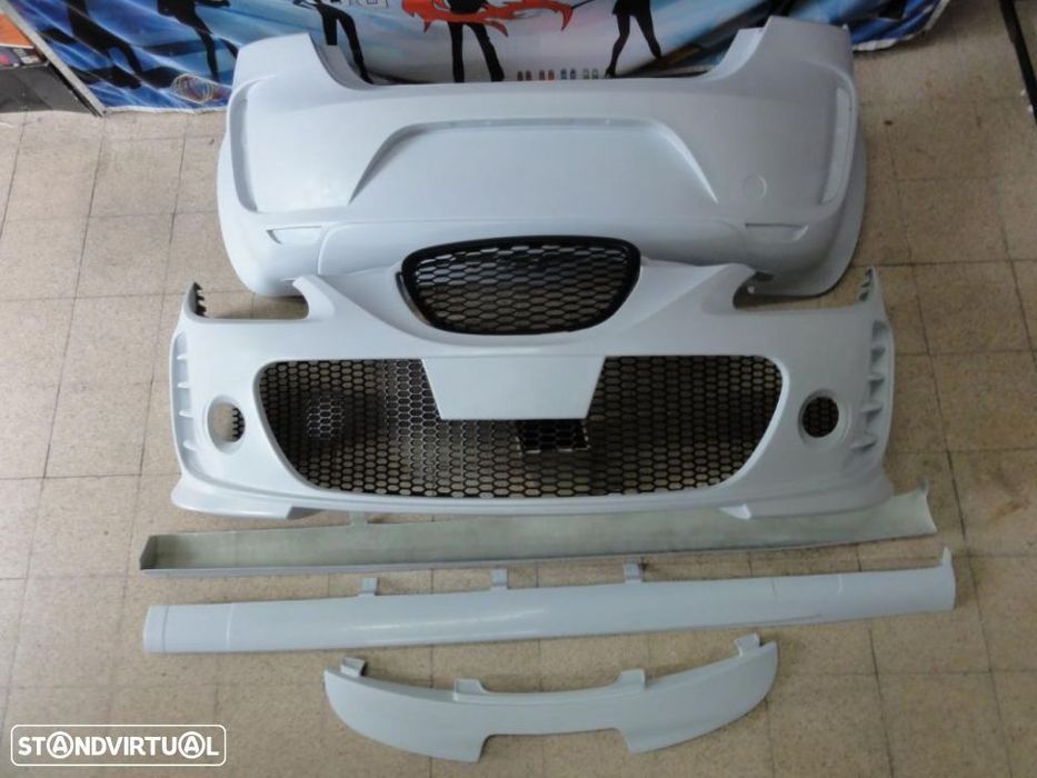Kit completo em fibra  para-Choques Seat Leon  1P 05-09 Copa Edition