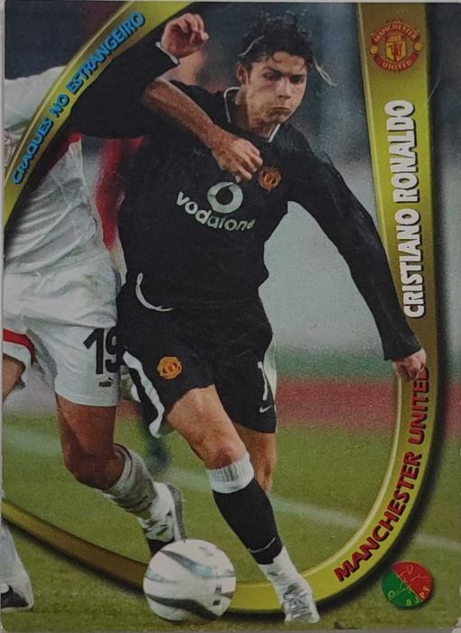 Carta da Panini de Cristiano Ronaldo 2003/2004