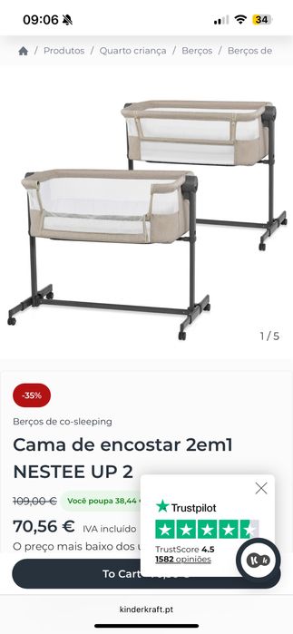 Next to me  cama de bebe