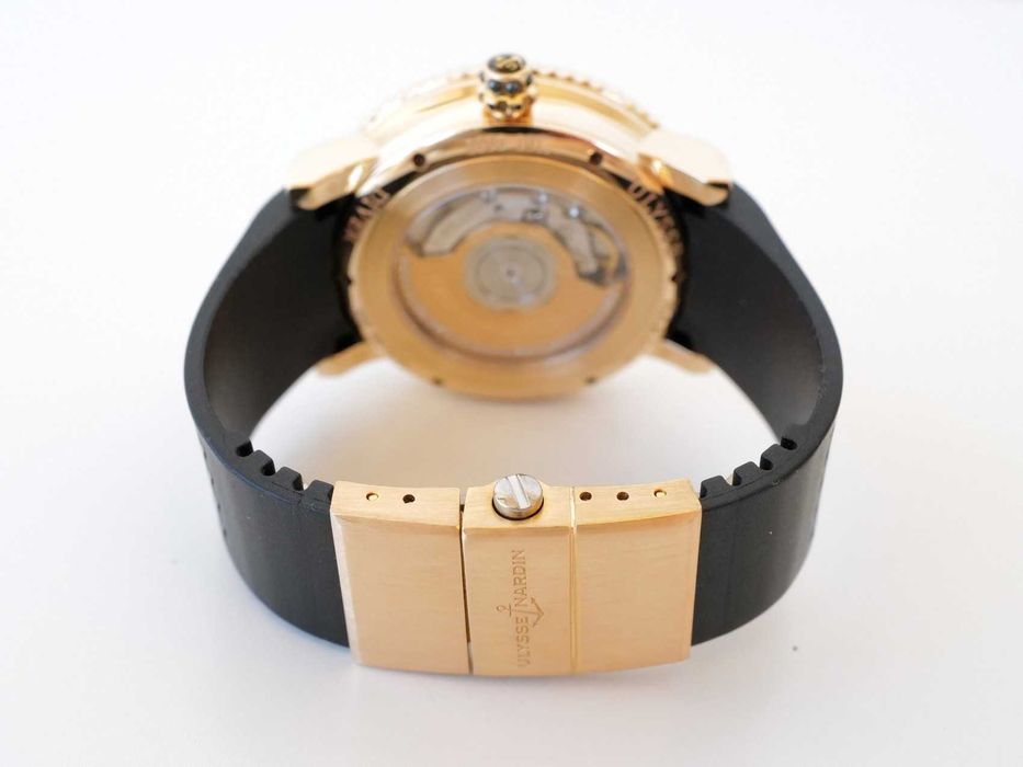 Ulysse Nardin Lady Diver Starry Night 18K Rose Gold Black Dial