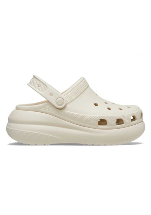 Жіночі крокси Crocs гумові бежеві