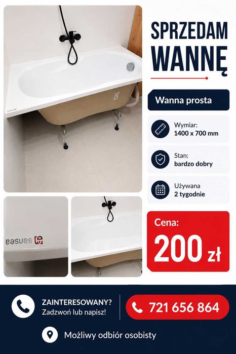 Wanna do łazienki
