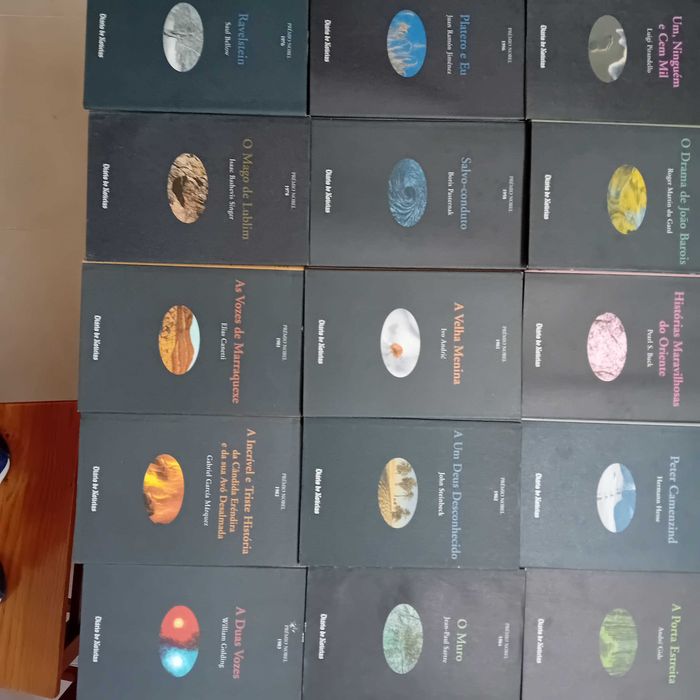 Livros da Colecção dos Prémios Nobel da Literatura DN.