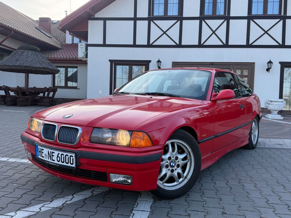 BMW Seria 3 2.3i R6 Hellrot Szyber Climatronic Grzane fotele