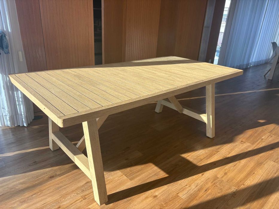 Mesa de jantar retangular 200x100 cm
