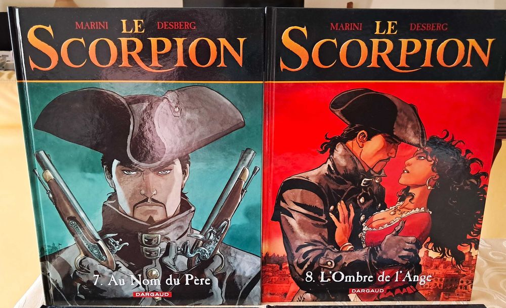 Livros BD - Desberg & Marini - Le Scorpion (edição em francês) - Primeiros 12 volumes